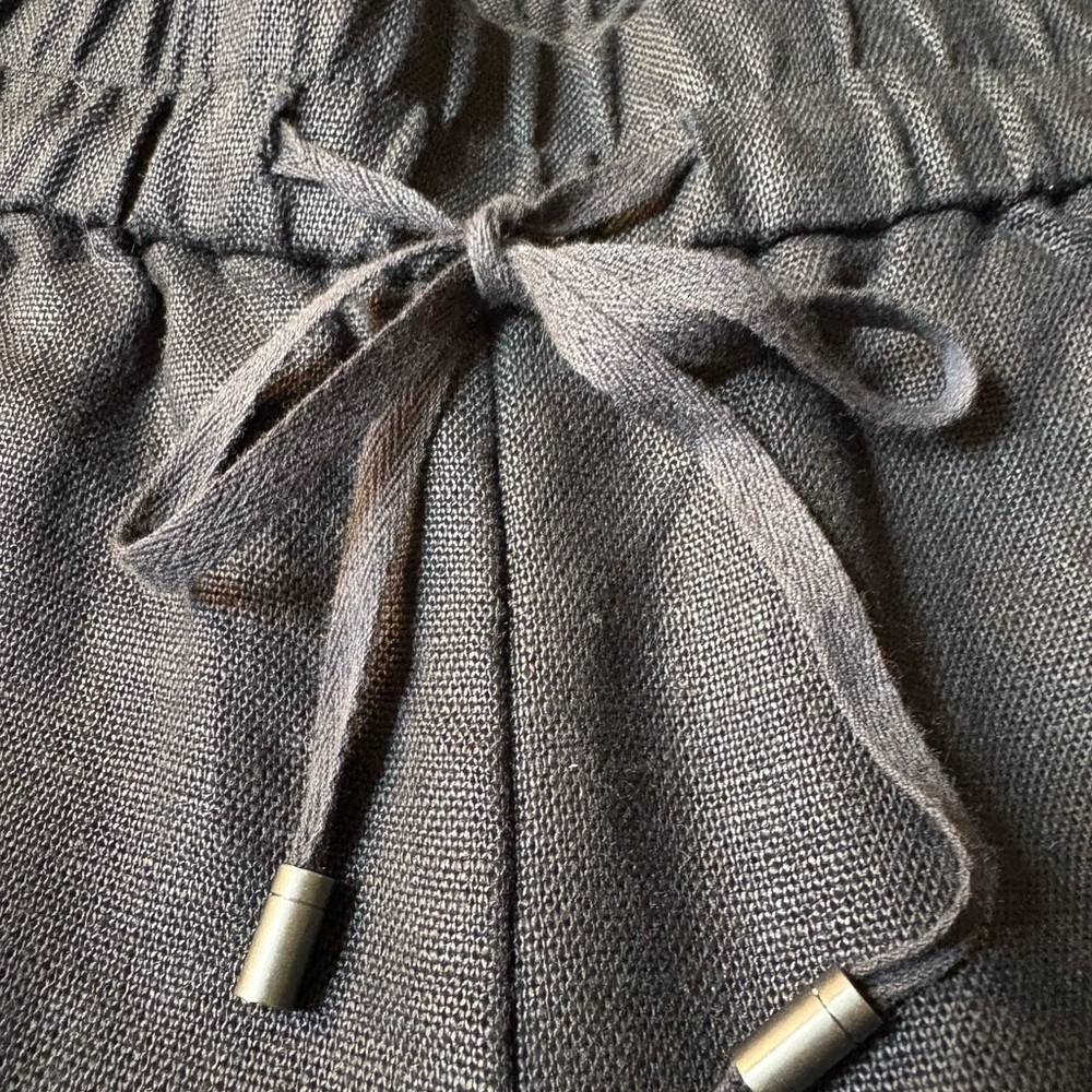 Eileen Fisher Black Pull On Shorts - Picture 3 of 11